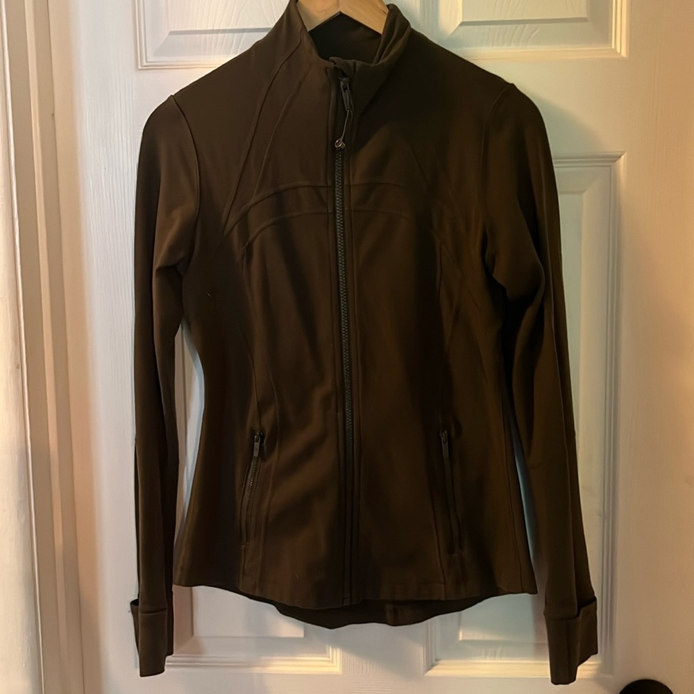 Olive green define jacket lululemon